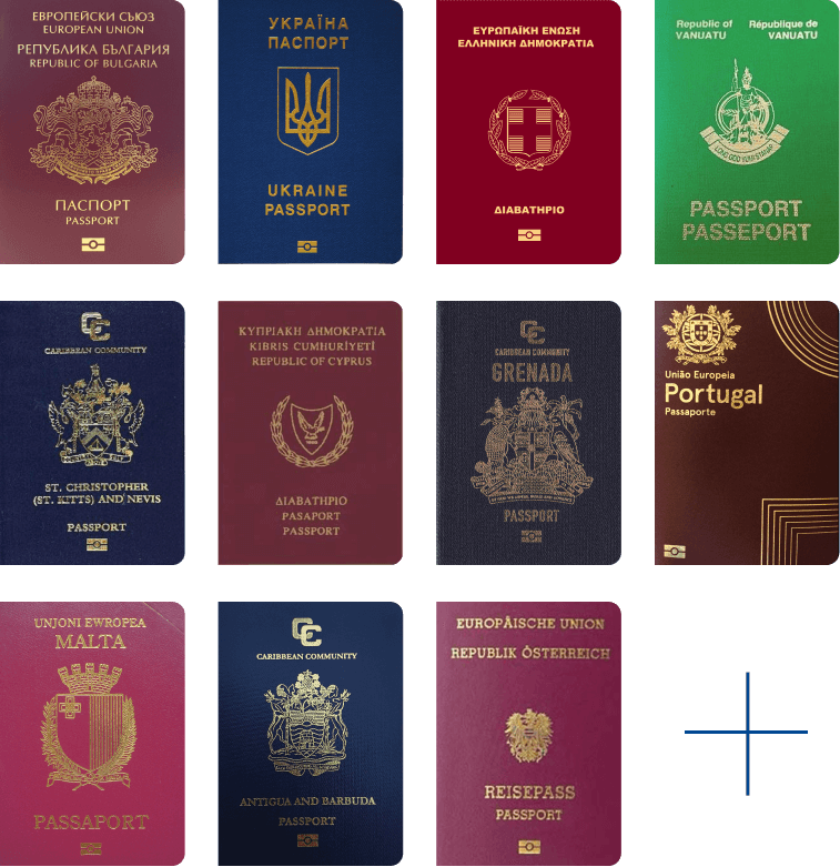 Passports of different countries