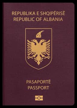 passport of Albania