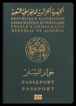 passport of Algeria