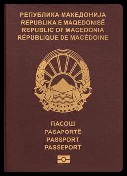passport of North Macedonia