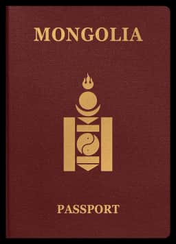 passport of Mongolia