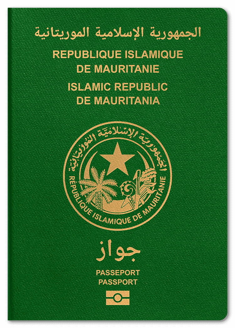 passport of Mauritania