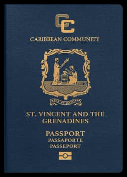 passport of St. Vincent & Grenadines