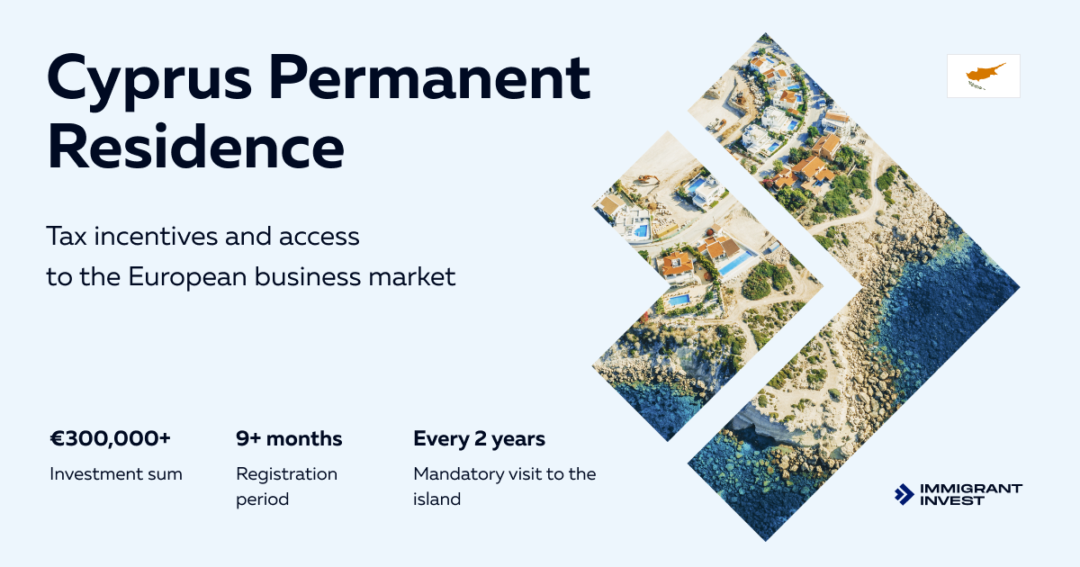 Cyprus Permanent Residence (PR) by Investment !year - Immigrant Invest