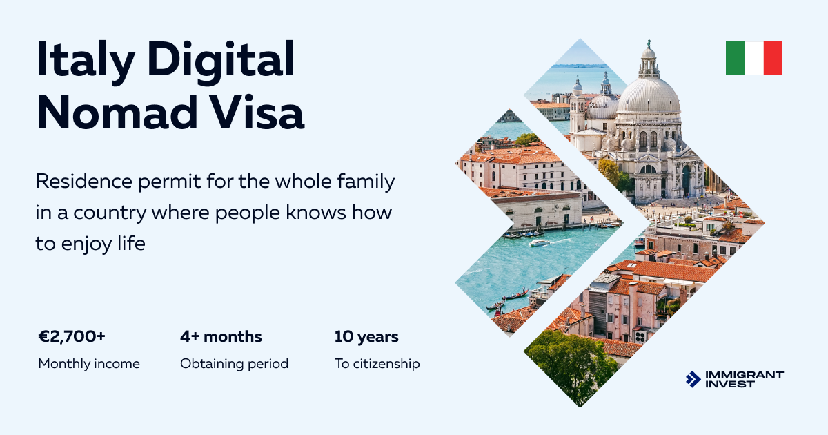 Виза Digital Nomad в Италию в !year году: как получить ВНЖ для цифровых кочевников