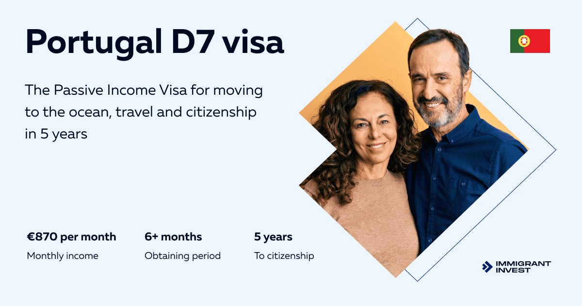 Portugal D7 Visa !year: How to Apply for Passive Income Visa, Costs and Requirements for Applicants