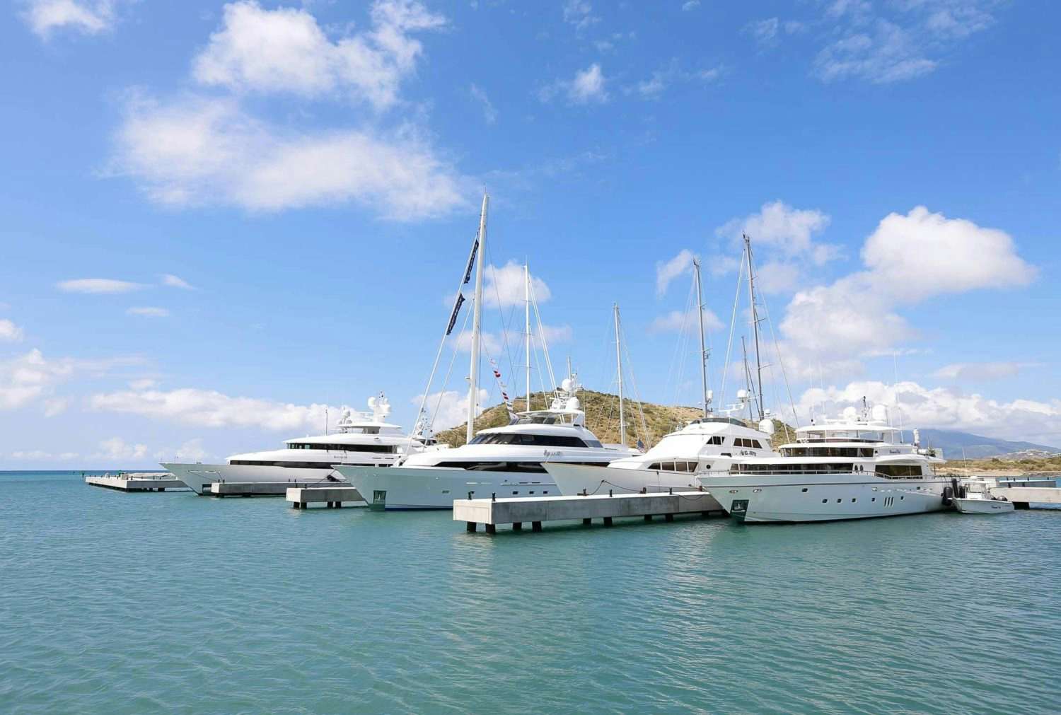 Yacht mooring at Christophe Harbor Resort 1