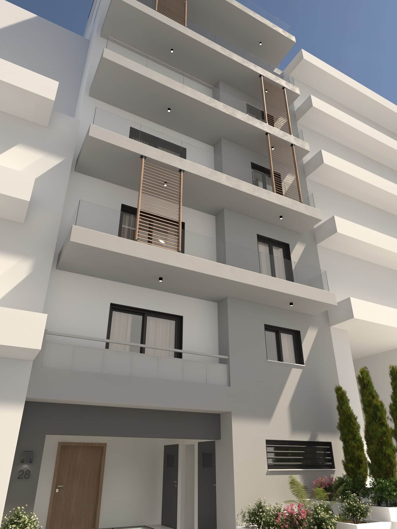 Two-bedroom apartments near the sea with yield 1