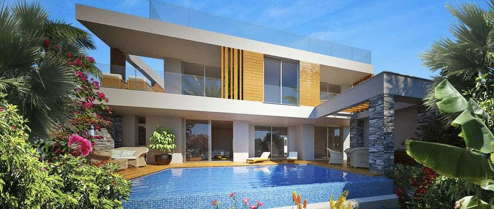 Stylish villas with seaview in Paphos 1