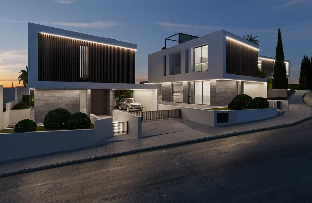 Modern and stylish villas with sea view in Limassol 1