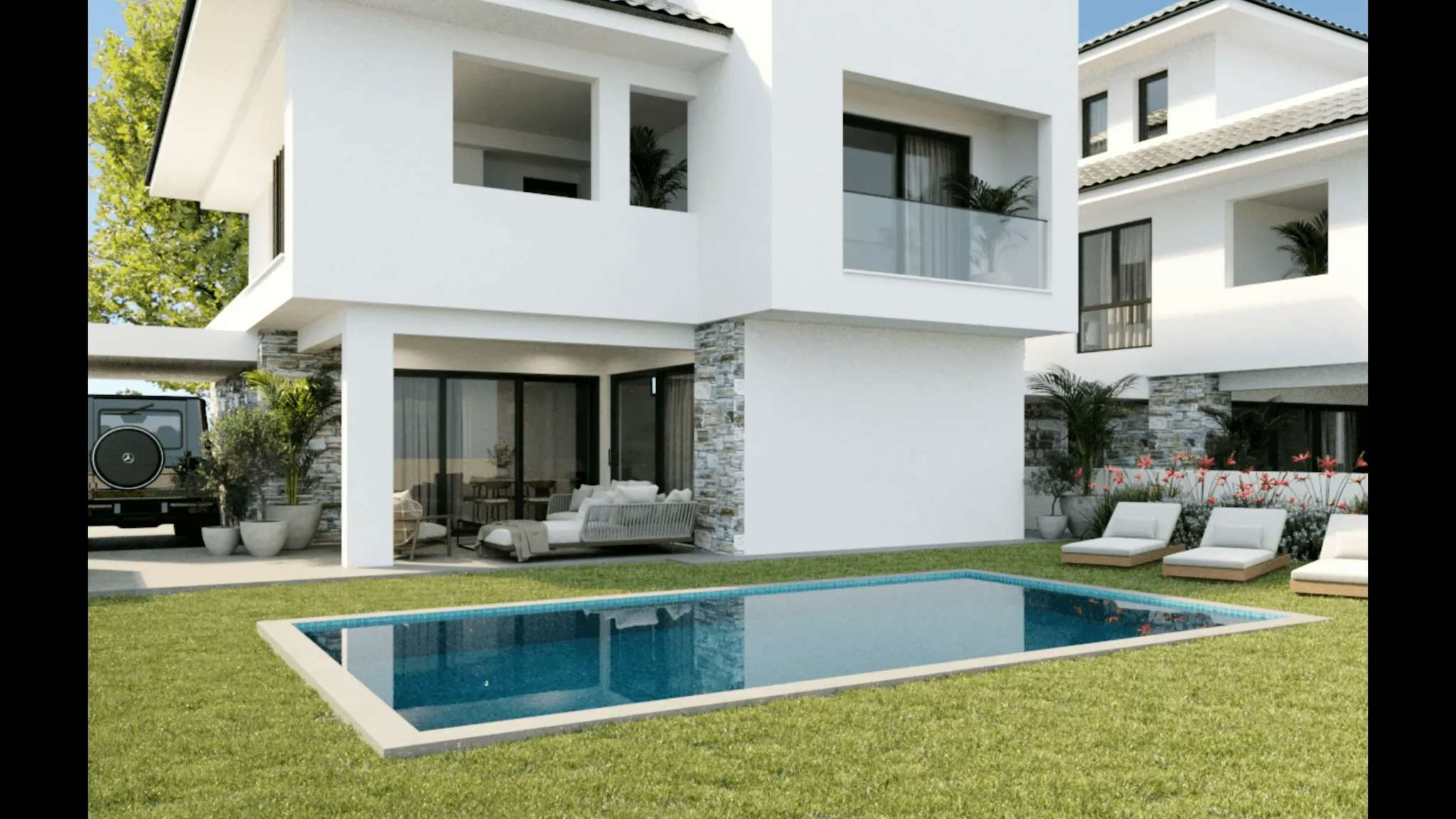 Modern houses with 4 bedrooms, Oroklini, Larnaka 1