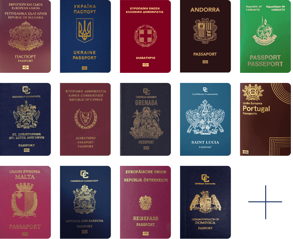 Passports of different countries