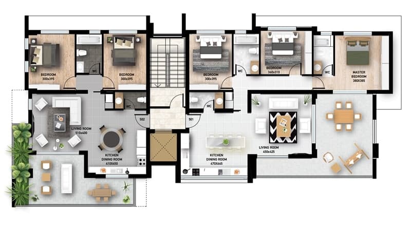 Apartments in a new project on the European side of Istanbul 9