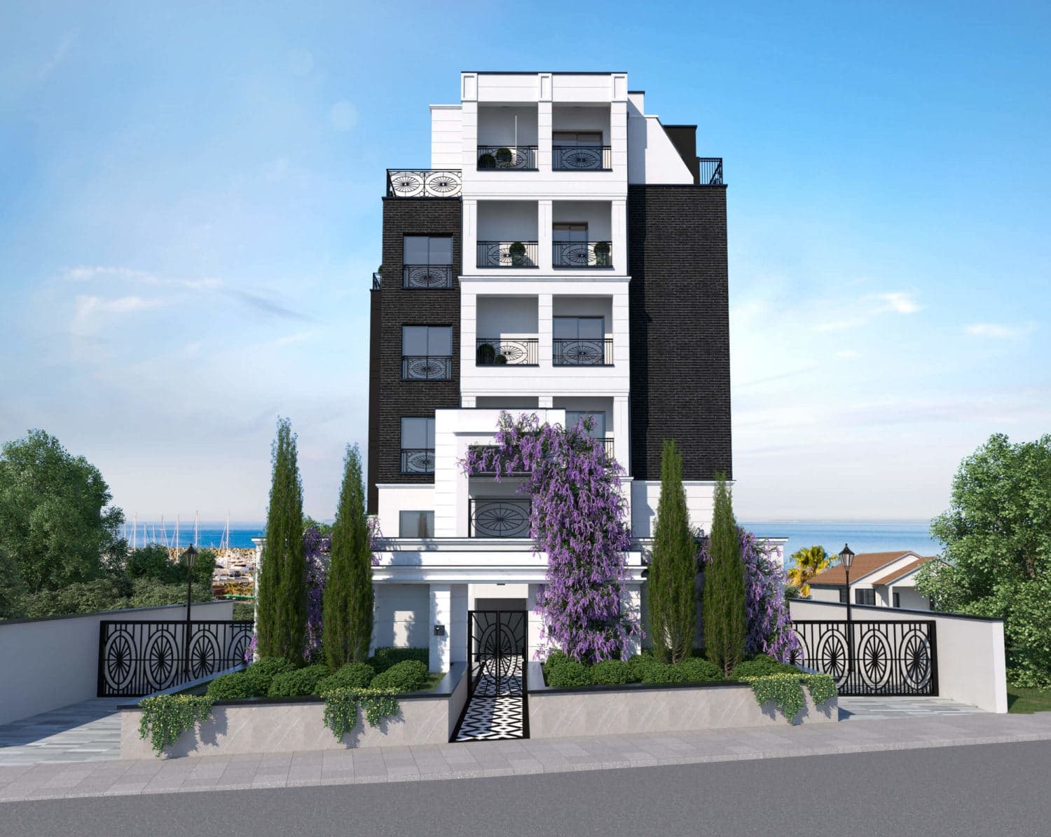 Luxurious apartments in a new residential complex by the sea 6