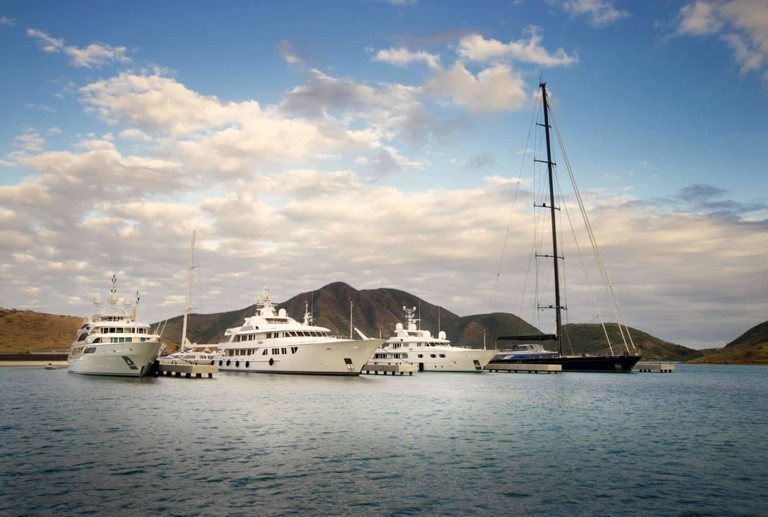 Yacht mooring at Christophe Harbor Resort 3