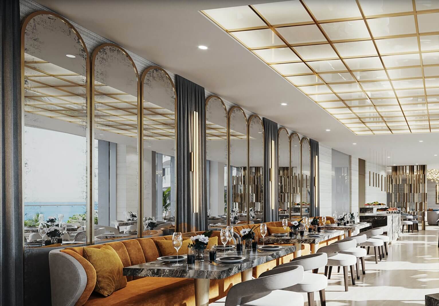 Luxurious apartments in a unique residential complex with infrastructure near the sea 20