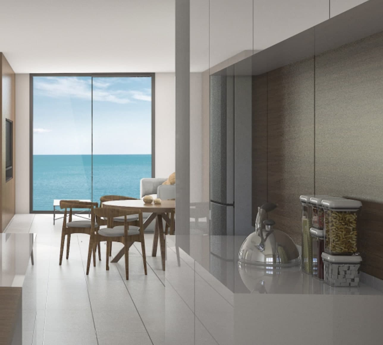 Apartments in a large-scale residential project on the first coastline 15