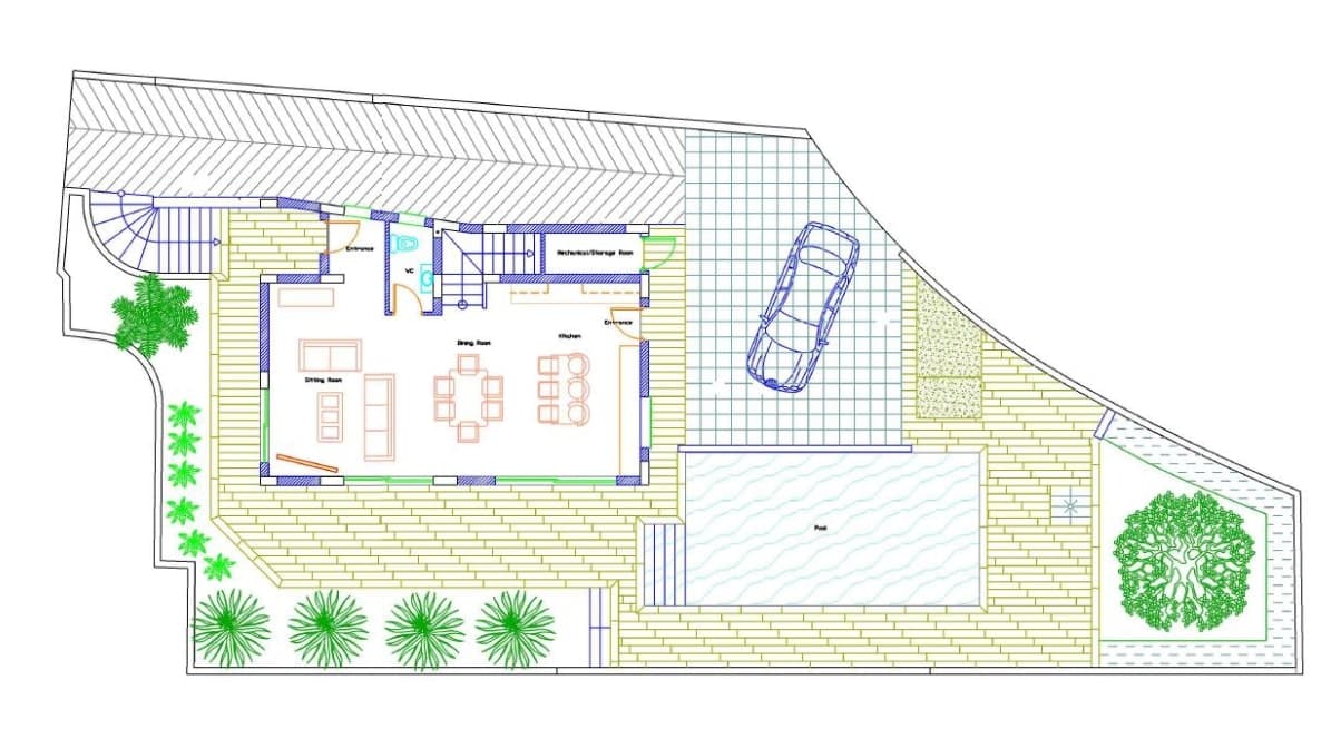 Two-storey furnished villa with sea view 20