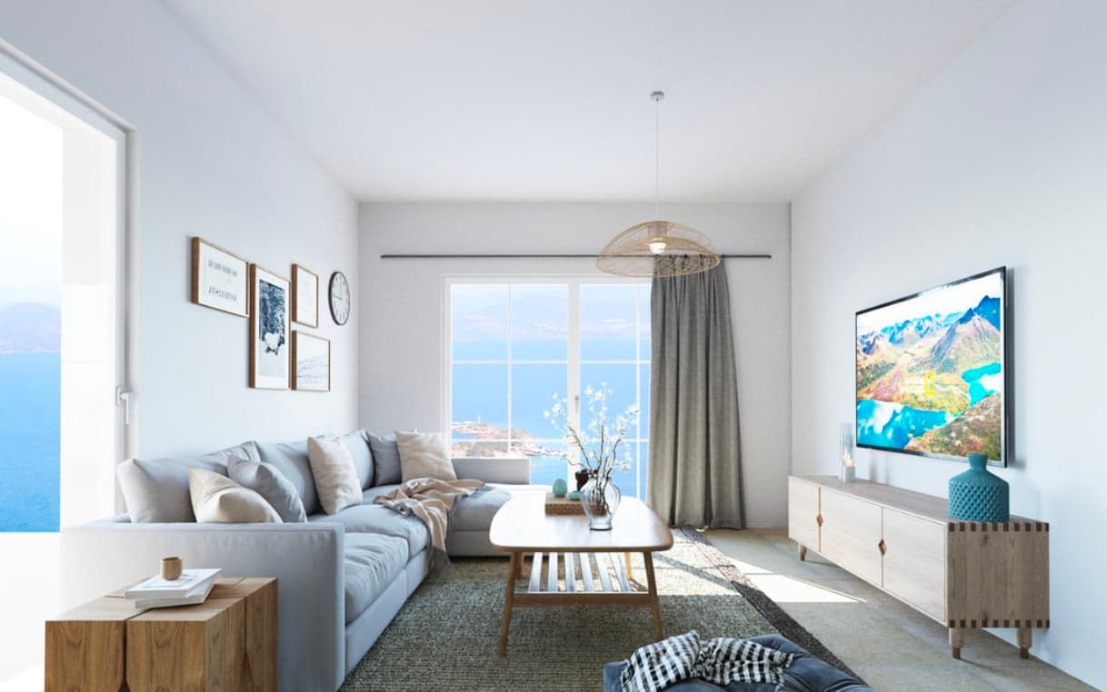 Three-bedroom apartment in a residential complex with a swimming pool 6