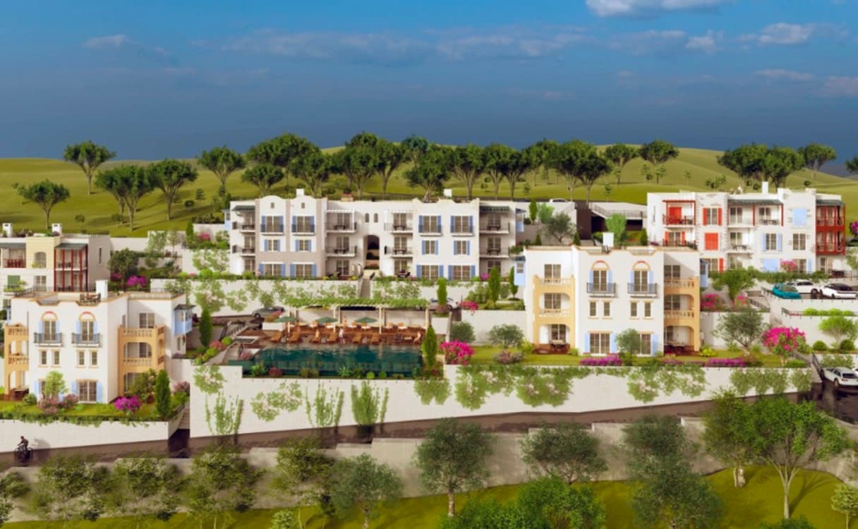 Three-bedroom apartment in a residential complex with a swimming pool 7