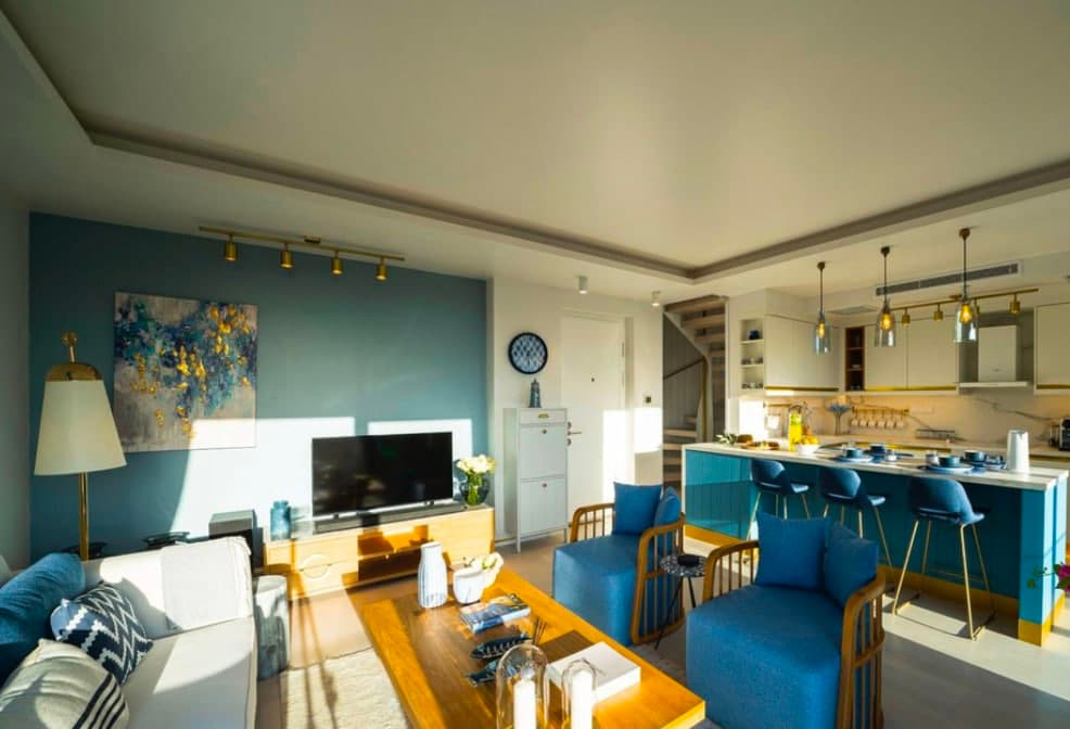 Modern villa in a residential complex with a private beach 3