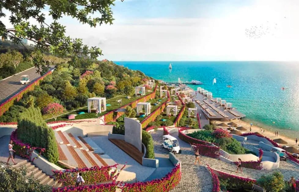 Modern villa in a residential complex with a private beach 8