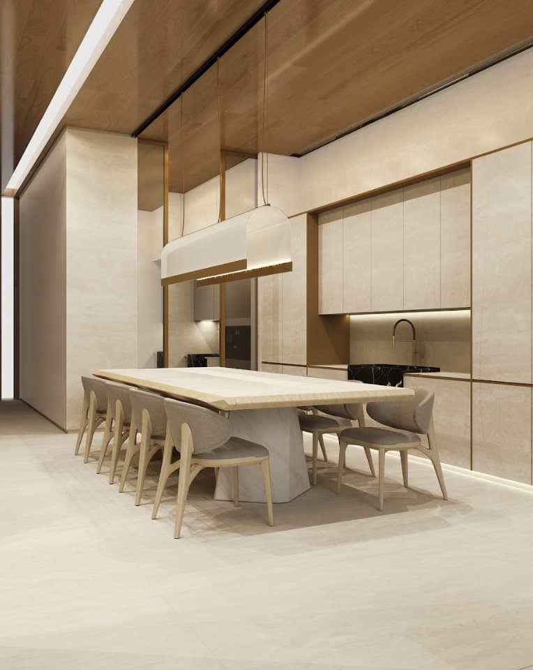 Three-level townhouse with a swimming pool in a luxury residential project 5