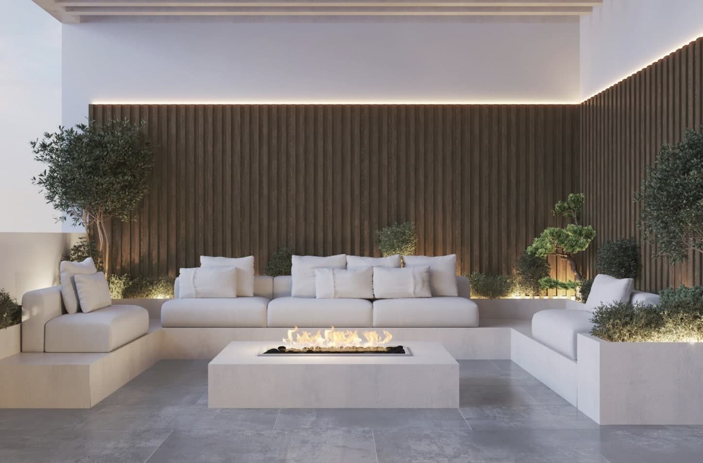 Three-level townhouse with a swimming pool in a luxury residential project 12