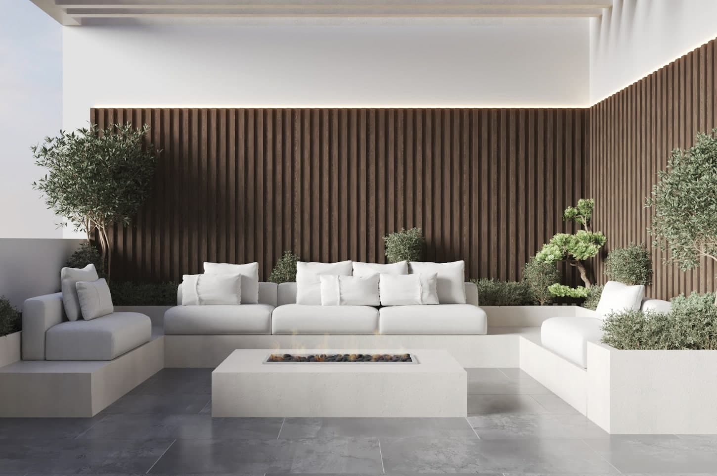 Three-level townhouse with a swimming pool in a luxury residential project 14