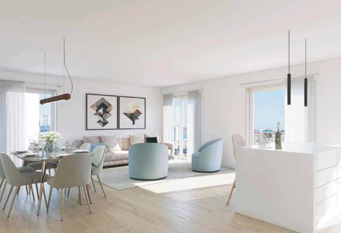 Apartment overlooking the river and the park in a prestigious area of Lisbon 3