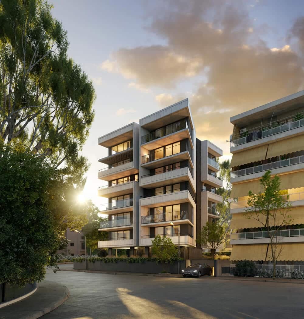 Apartments in a closed residential complex near the sea, Alimos, Athens 1