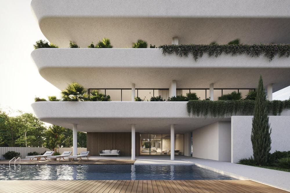 Apartments in a residential project with a swimming pool 5