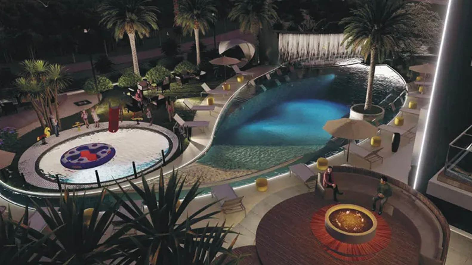 Apartments and duplexes with pool in Dubai 3