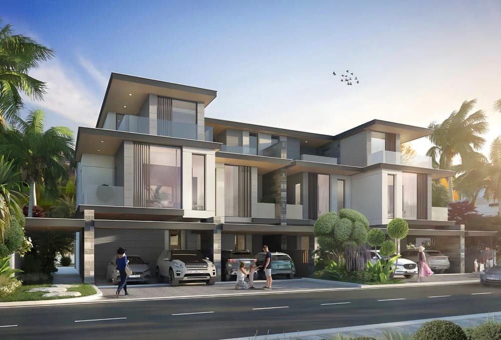 Villas and townhouses in prestigious area 3