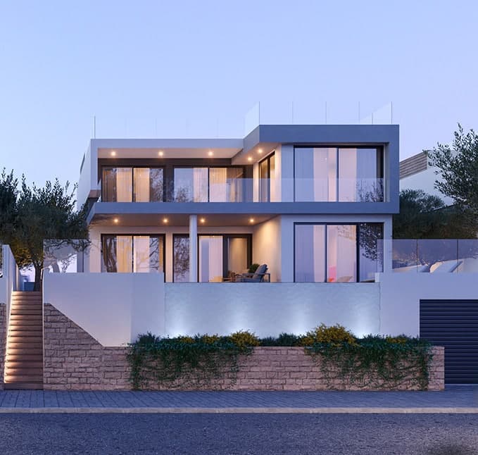 Modern villa with sea view 5