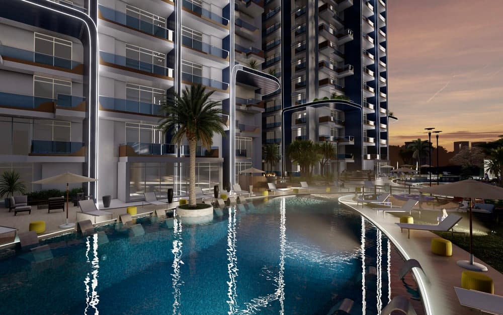 Apartments and duplexes with pool in Dubai 5