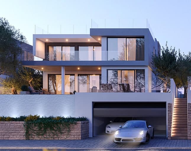 Modern villa with sea view 6