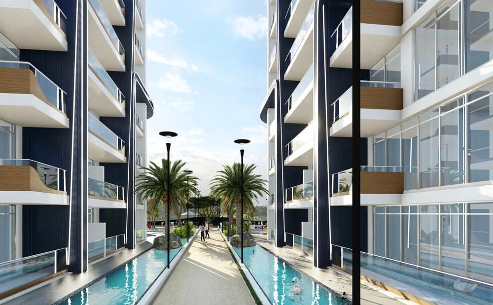 Apartments and duplexes with pool in Dubai 7