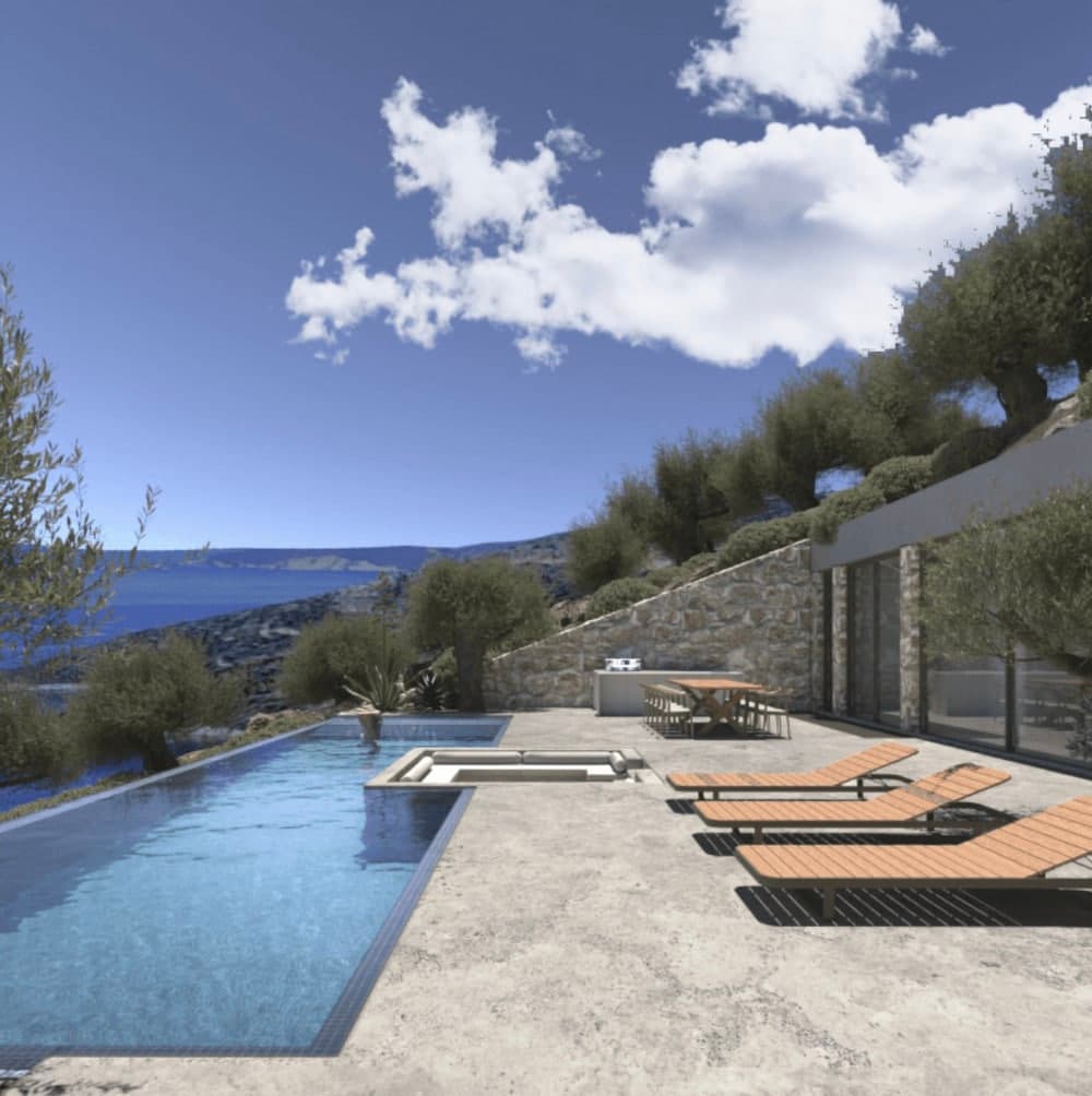 Villas near sea on Lefkada island 4