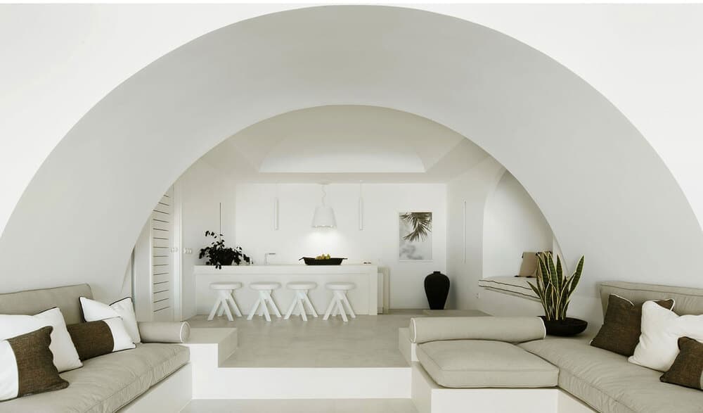 Two villas in traditional style on Santorini island 10