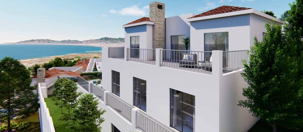 Stylish villas with sea and mountain view not far from Paphos 2