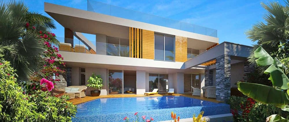 Stylish villas with seaview in Paphos 1