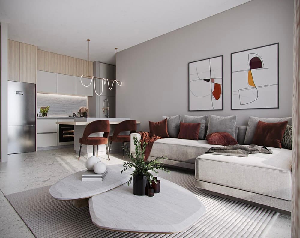 Modern apartments with sea view not far from Paphos 3