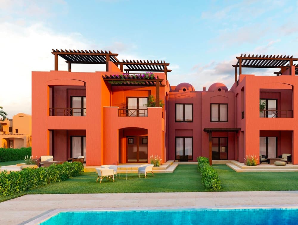 Stylish and cosy townhouses and villas with three-four bedrooms, El Gouna 1