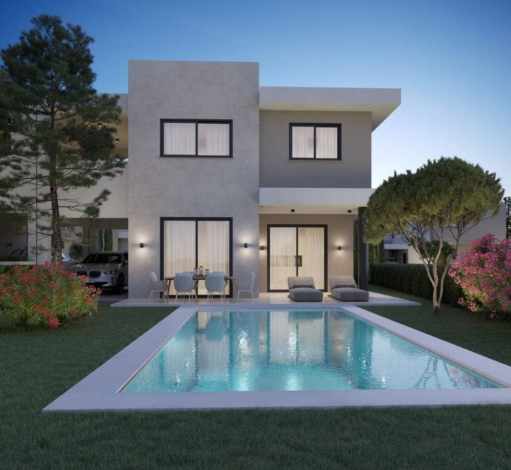 Stylish villas with three-four bedrooms, Agios Tychonas, Limassol 1