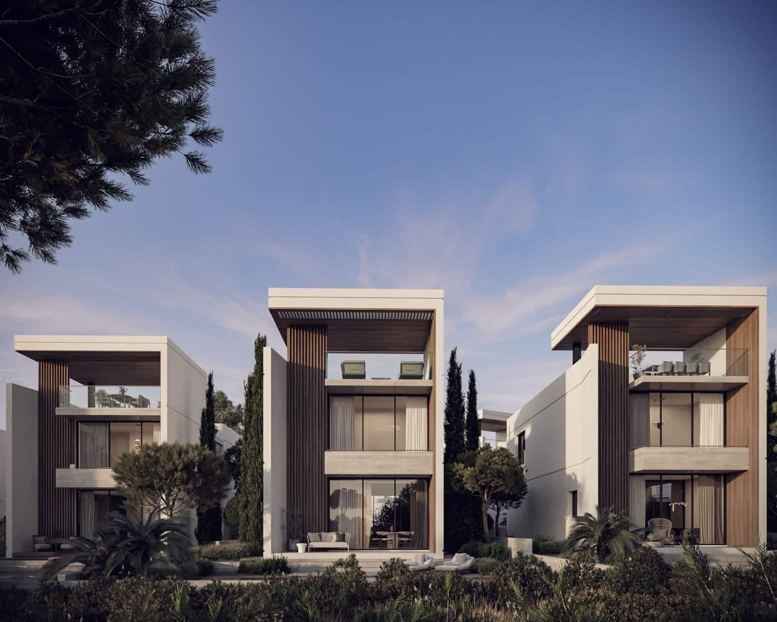 View villas in resort area, Chloraka, Paphos 3