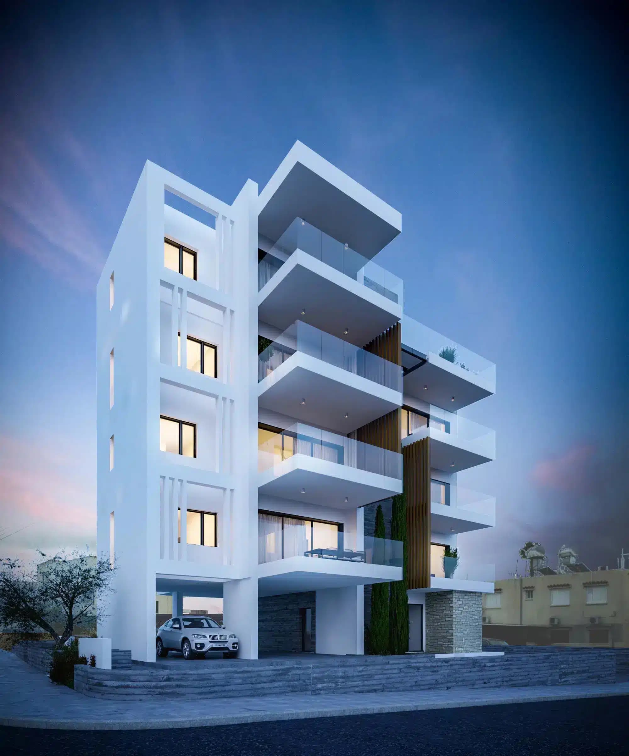 Apartments in a residential complex near the center of Paphos 1