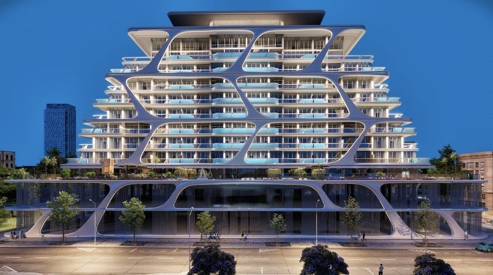 Apartments with sports facilities on the roof in the center of Dubai 1