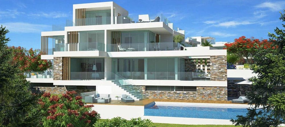 Modern villas not far from golf resort 1