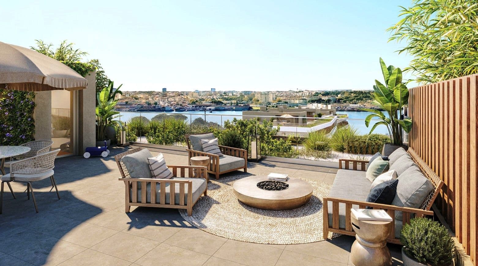 Modern Penthouse with 3 bedrooms and terrace, Seixal Baia, Seixal 3